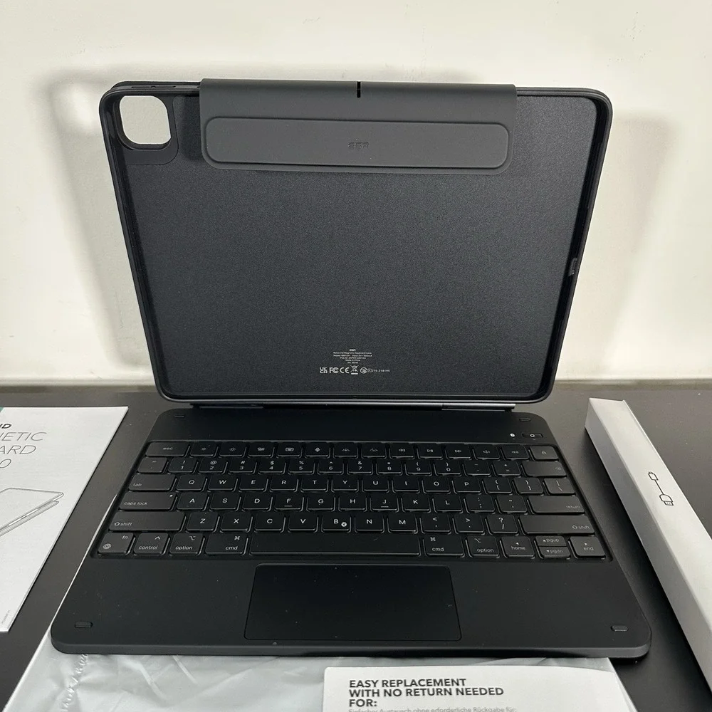 ESR Rebound Magnetic Keyboard Case 360 iPad Pro 12.9 6th 5th 4th 3rd Gen Black
